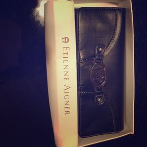 Black Etienne Aigner wallet