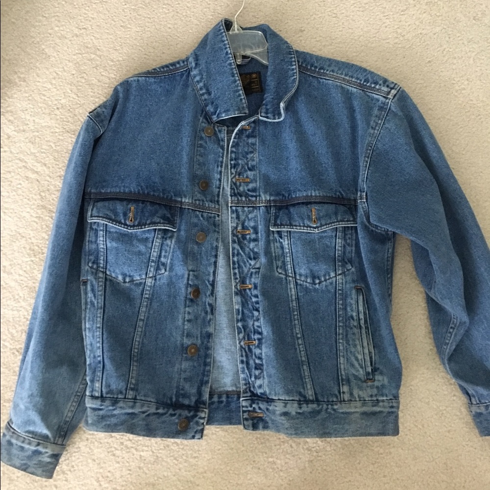 Eddie Bauer oversized vintage Jean Jacket