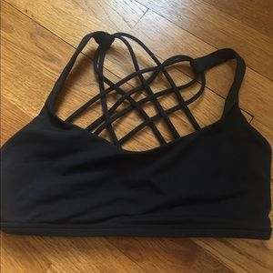 Lululemon black sports bra