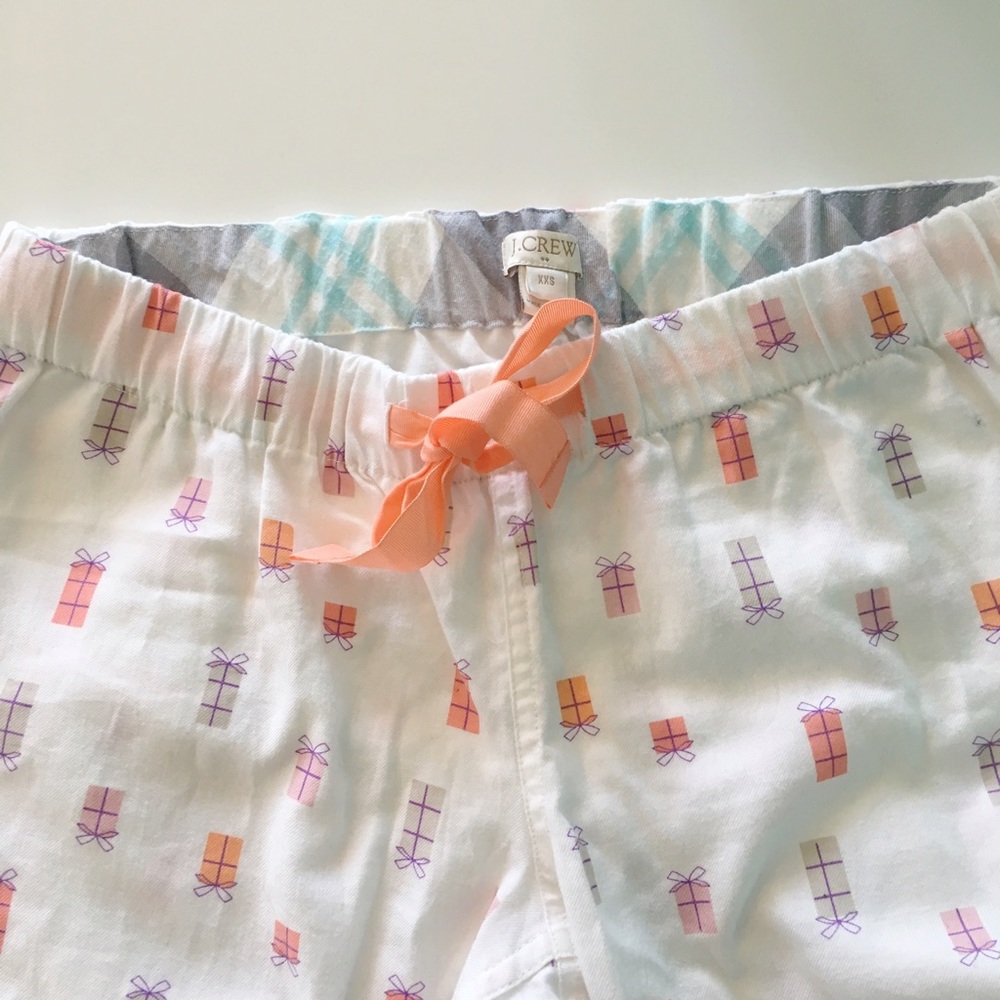 NWOT J. Crew holiday present pajama pants