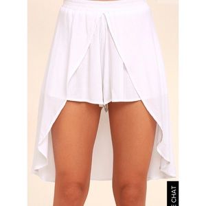 Lulu's White Skort