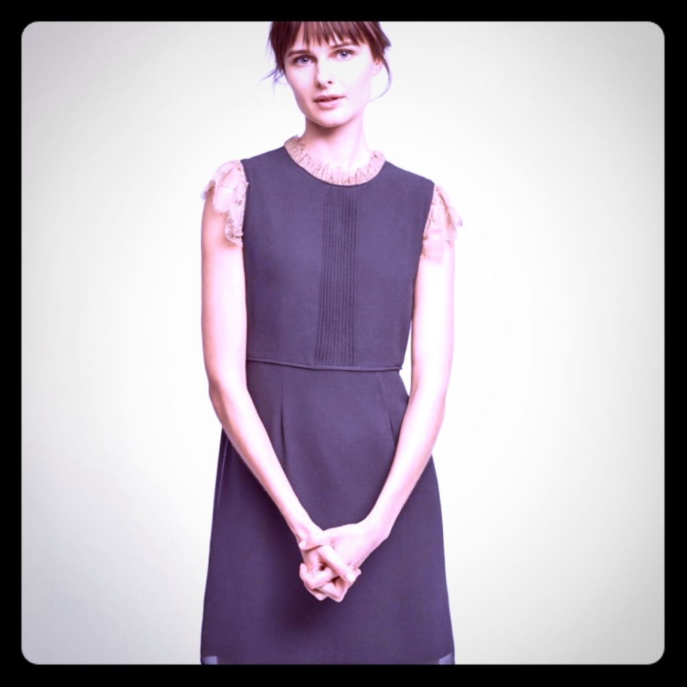 Anthropologie Layered Victorian dress