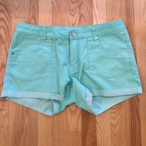 Size 12 Seafoam Green Express Shorts