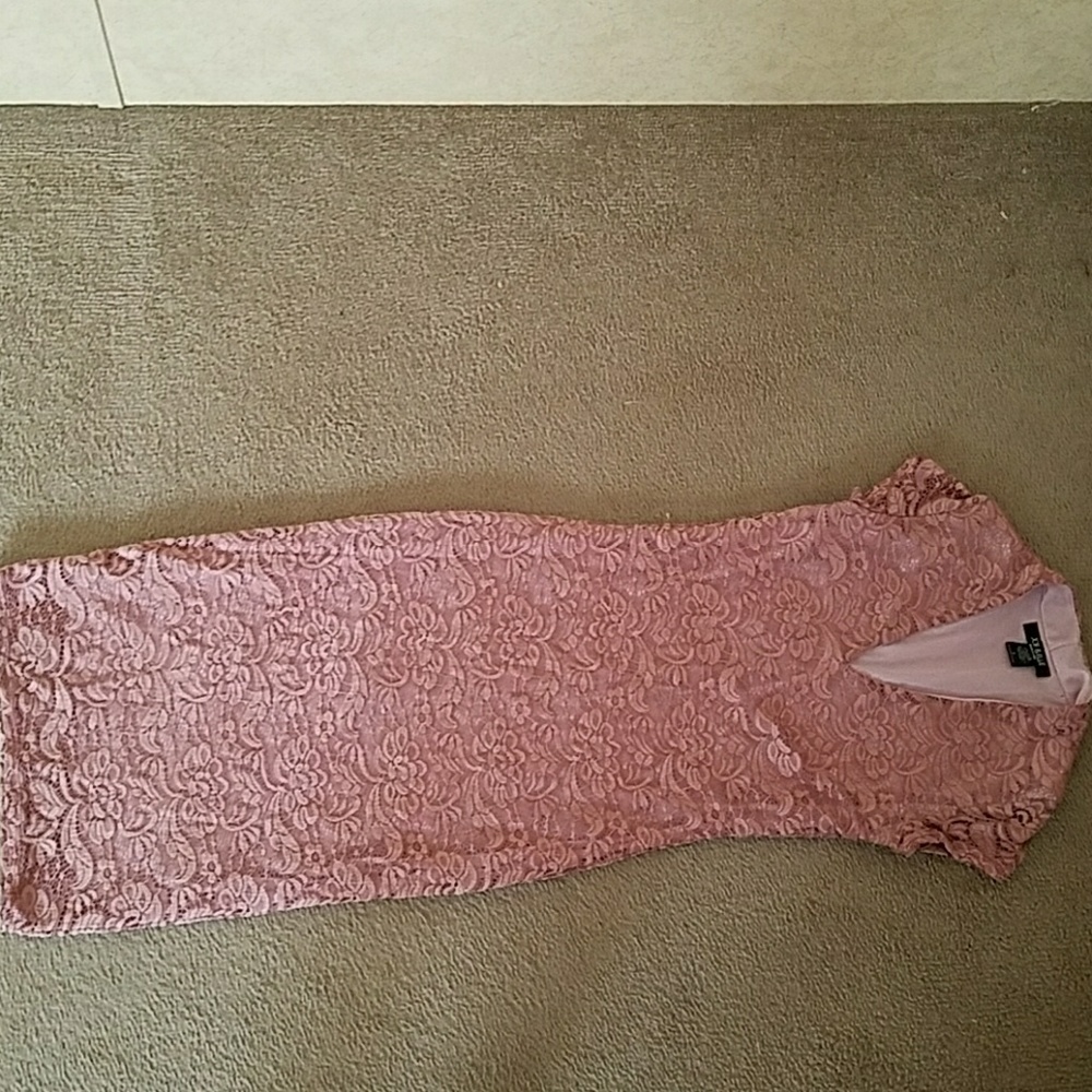 Champagne pink dress