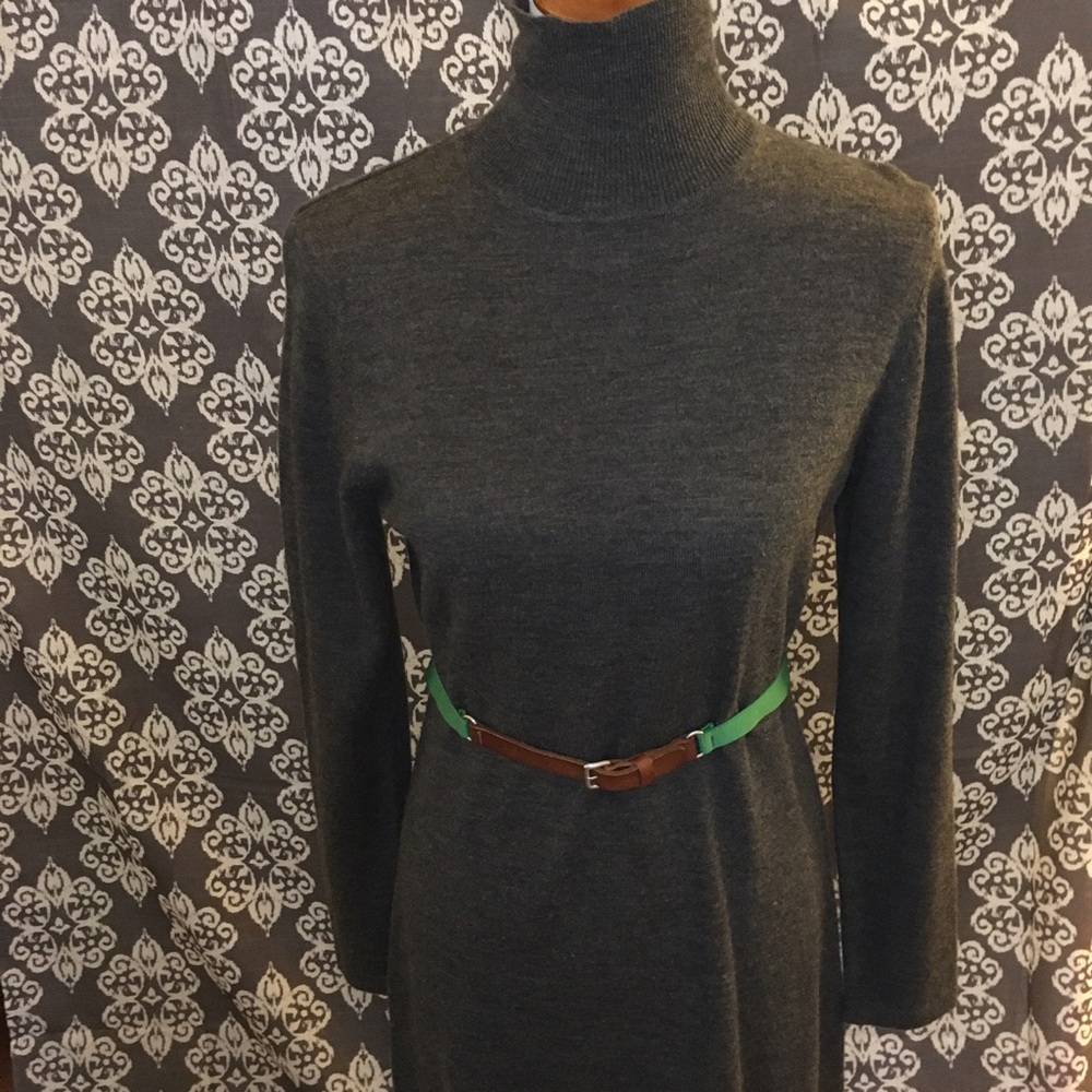 Garnet Hill turtleneck sweater dress