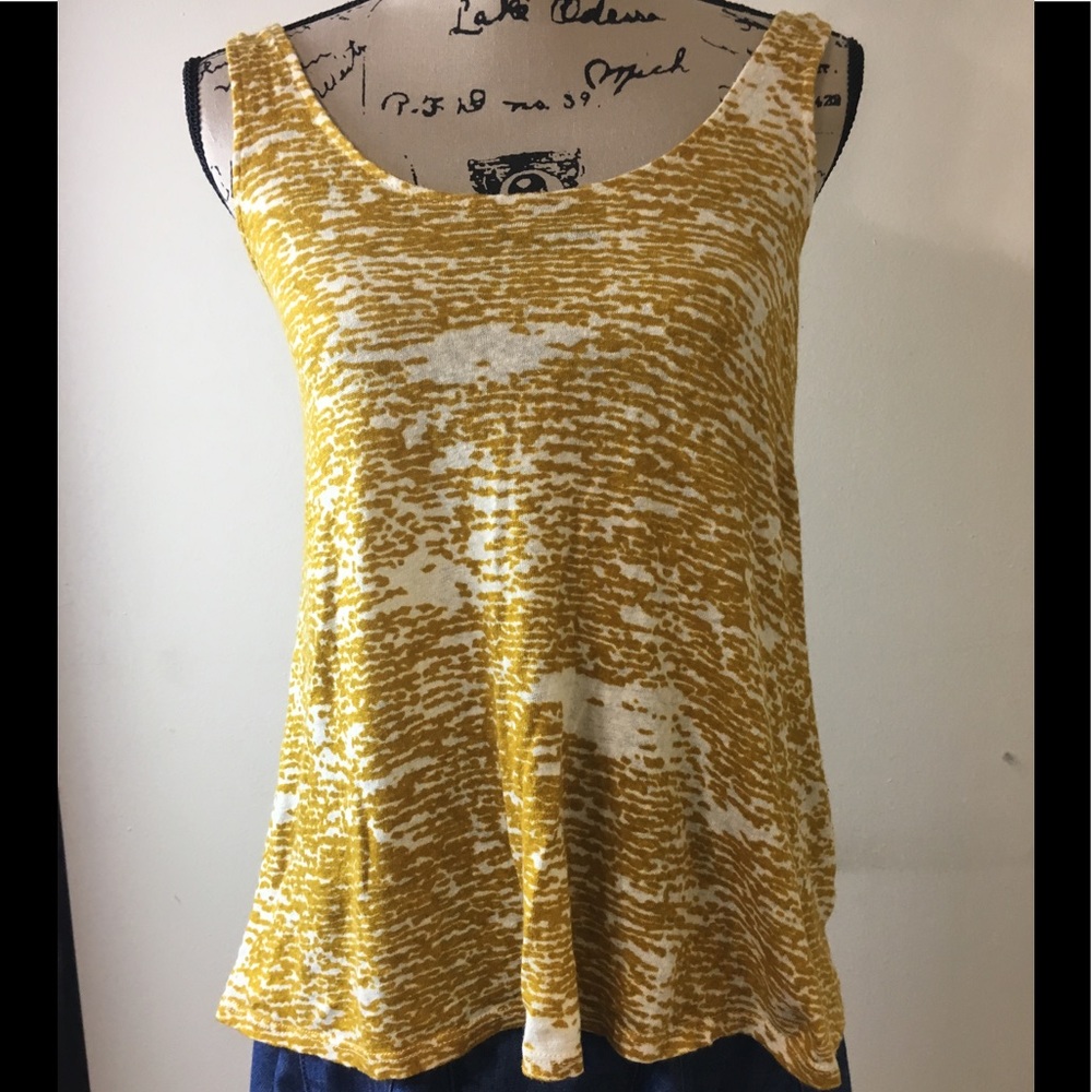 Staring At Stars Vintage Inspired Yellow Tank