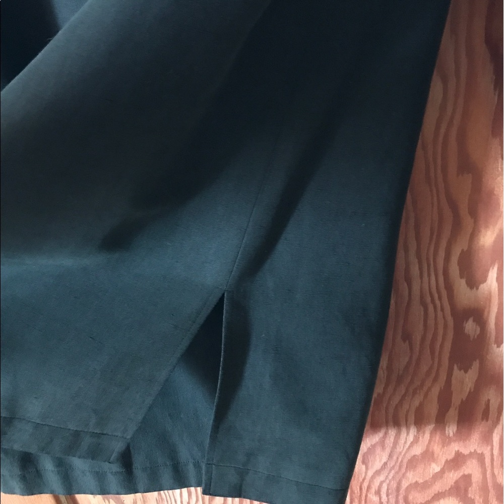 Black Silk Jacket. Single Button Closure. - image 5