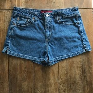 Levi's stretch denim shorts