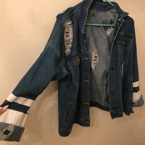 Distressed Jean Jacket