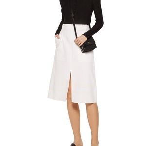 A.L.C. Grant cotton-cloqué skirt