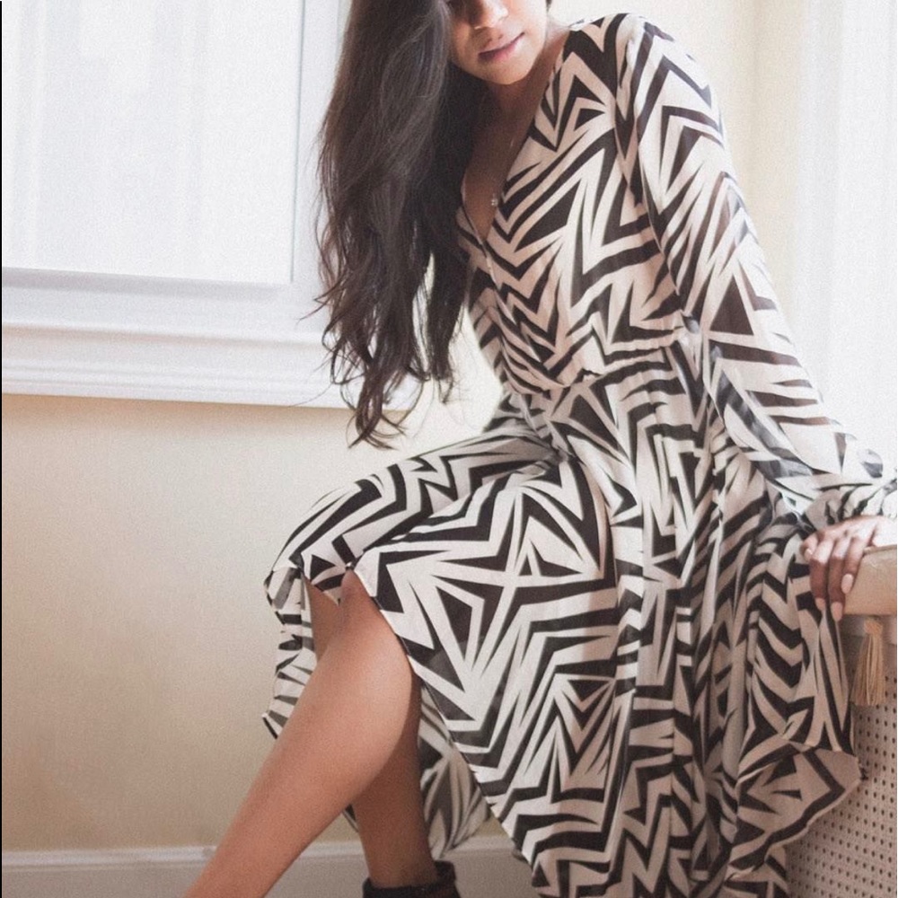 Kim Kardashian V-Neck Dress