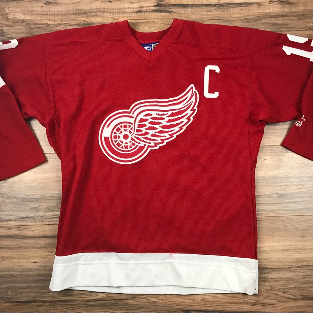 Vintage Starter Hockey Jersey Red Wings