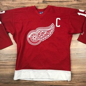 Vintage Starter Hockey Jersey Red Wings