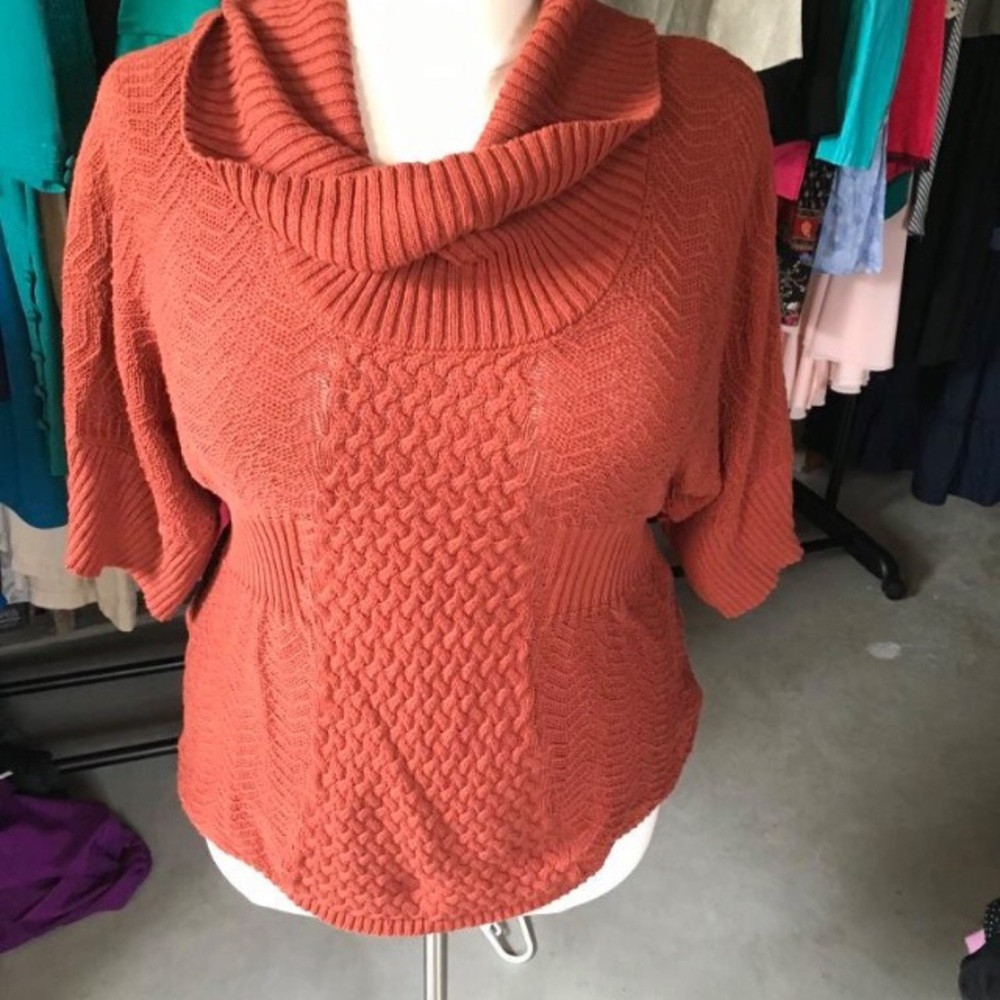 Scoop neck sweater!