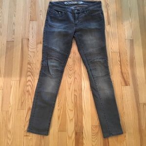 Size 10 Express Gray Biker Jeans