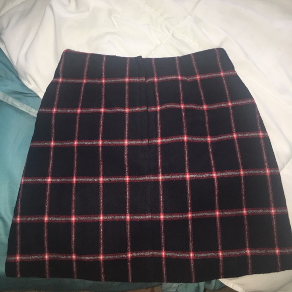 argyle pattern skirt with zippers - Picture 2 of 4