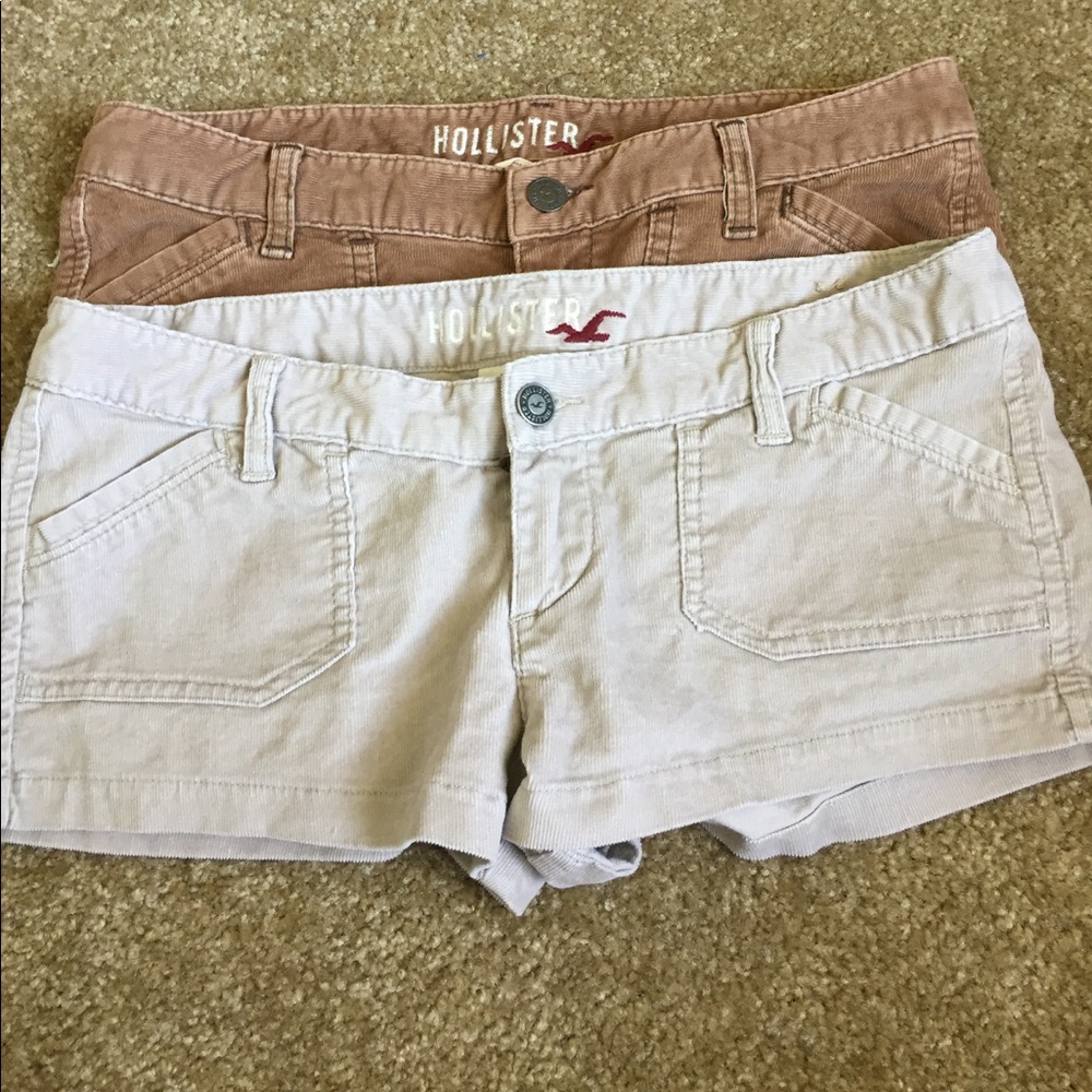 dark and light brown hollister shoes