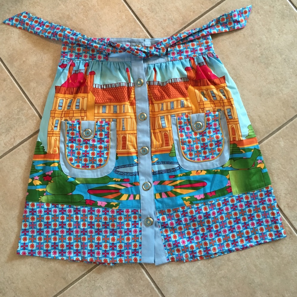 Colorful print skirt