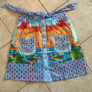 Colorful print skirt