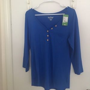 Lilly Pulitzer Blue Crush Palmetto Top