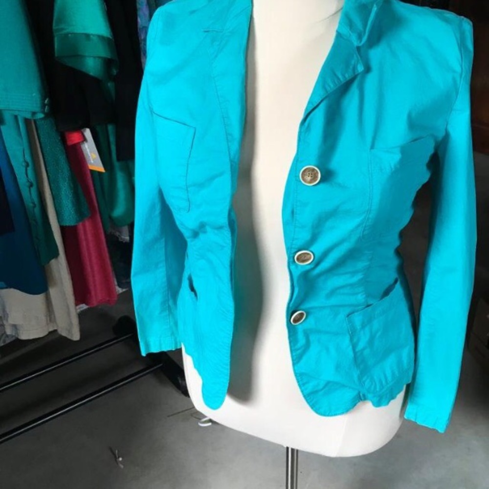 Aqua talbots blazer