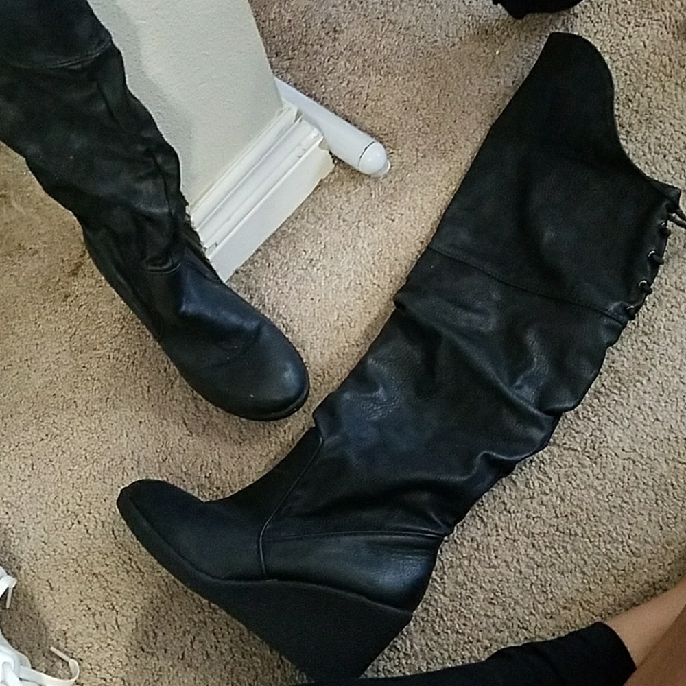 Knee high boots