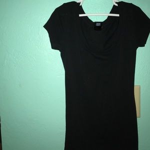 Black Wet Seal scoop neck tee