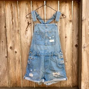 Overall Shorts