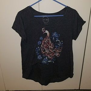 Lucky Brand peacock shirt