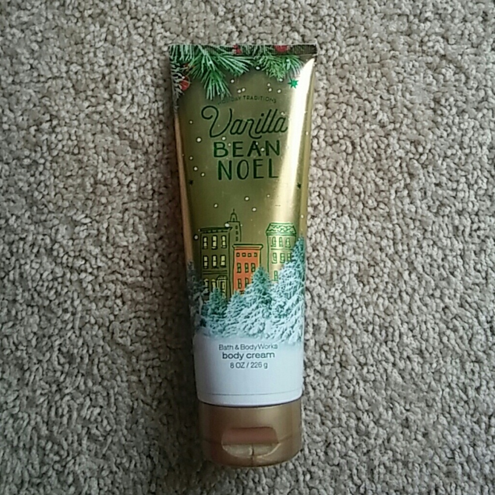 Vanilla bean body cream