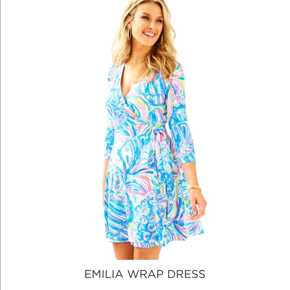 NWT Lilly Pulitzer Emilia Wrap Dress