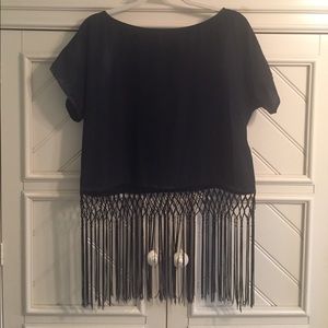 Michael Kors fun fringe top