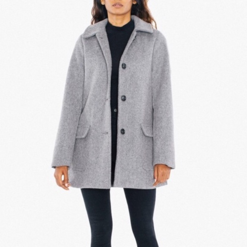 American Apparel, gray wool "Audrey" Coat