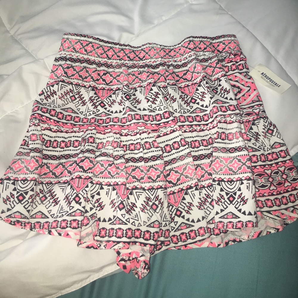 pink and white soft shorts