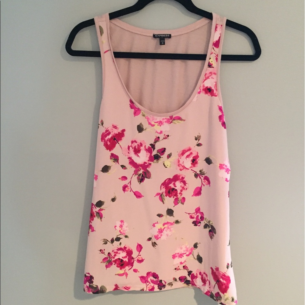 Sweet flowered print tank