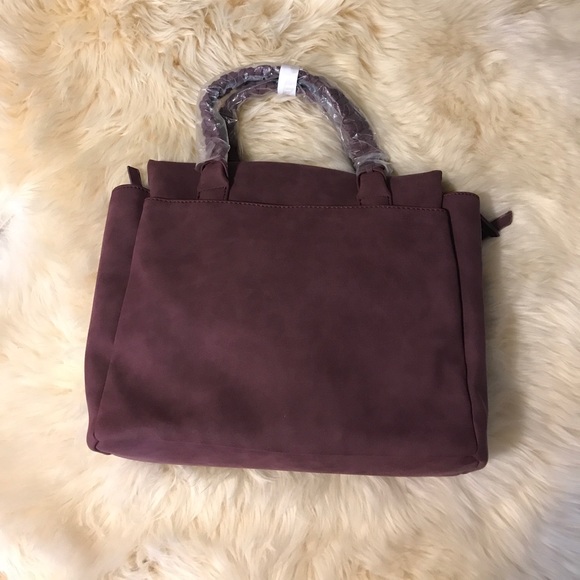 Free People Kenna Vegan Tote in Wine - Picture 2 of 8