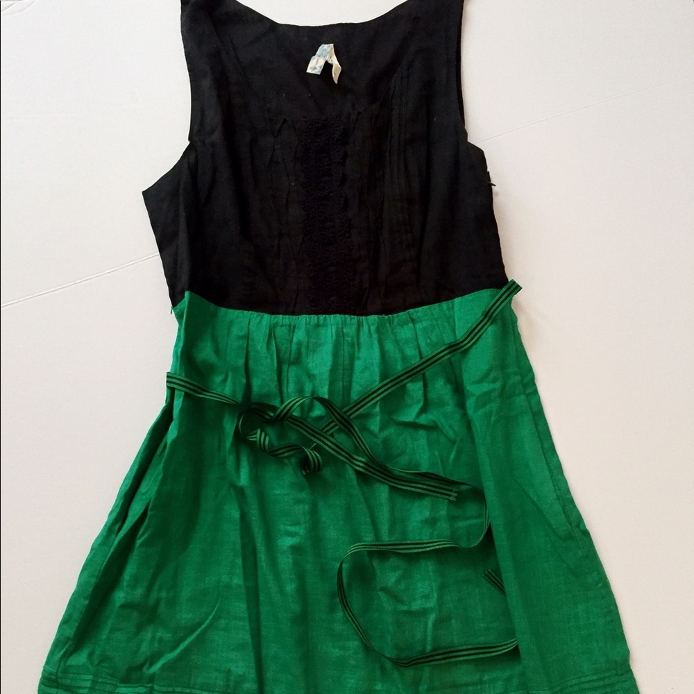 Anthropologie fit and flare dress