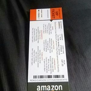 VIP tickets to amazon Gift give away