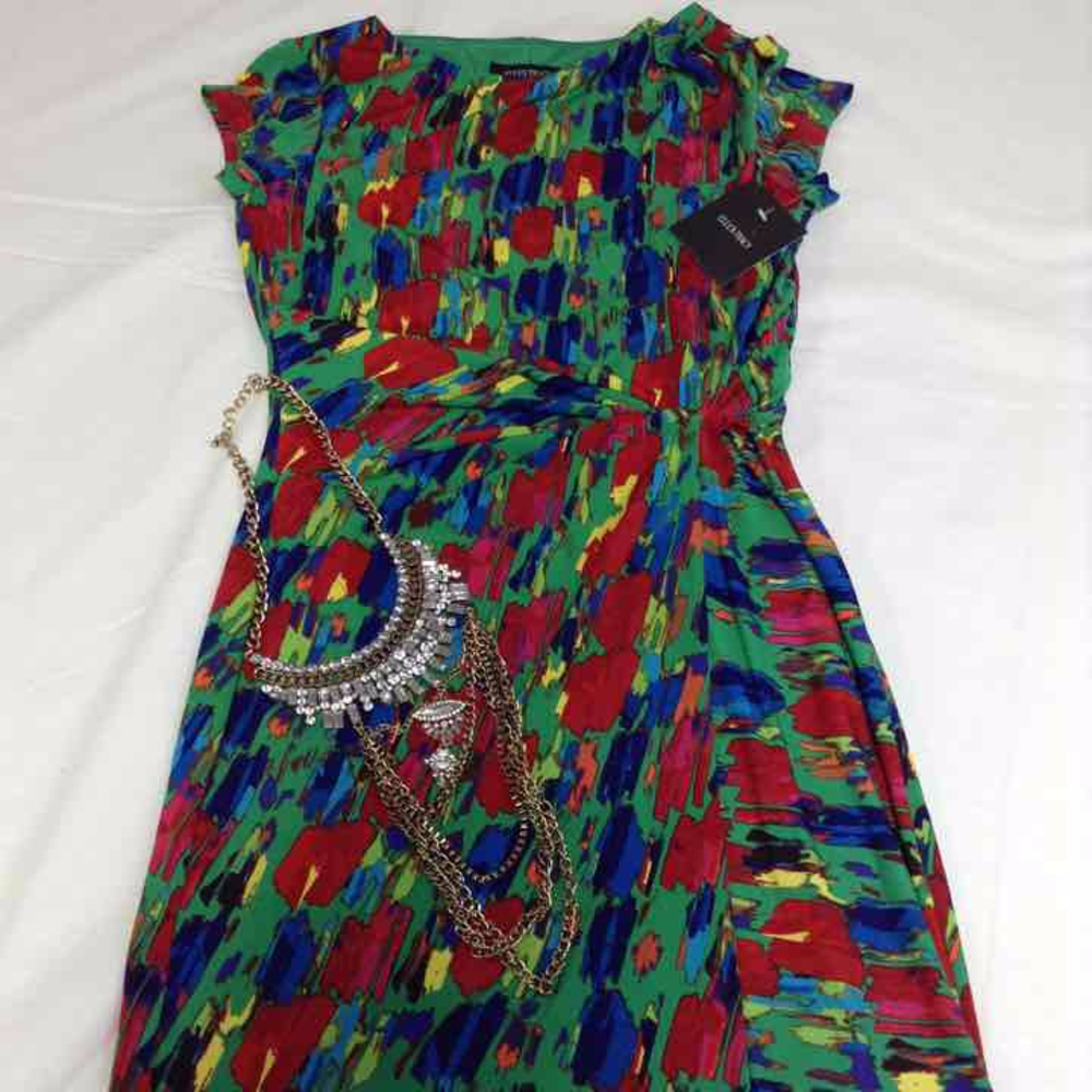 Ellen Tracy green dress 2