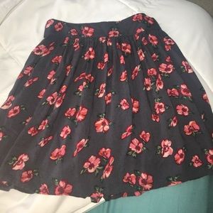 soft floral skirt