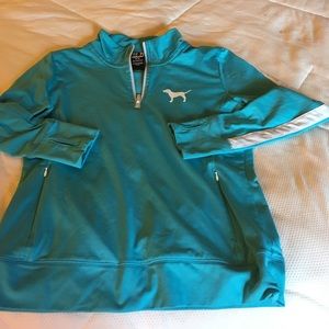 VICTORIA'S SECRET PINK quarter-zip M perf conditn!