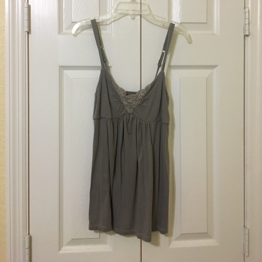 Grey American Eagle Tank Top