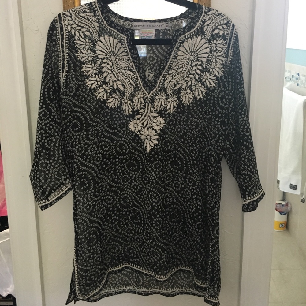 Light weight Gretchen Scott Tunic - sz small