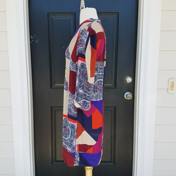 Anthropologie Maeve Taryn Crepe Shift Dress - Picture 3 of 6