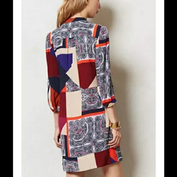 Anthropologie Maeve Taryn Crepe Shift Dress - Picture 2 of 6