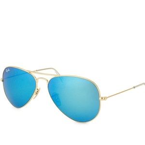 Ray ban blue mirror sunglasses
