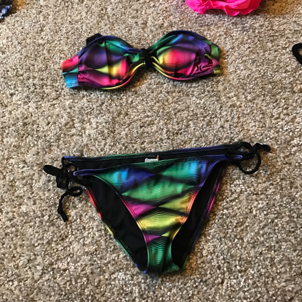 multi color Hurley bathing suit