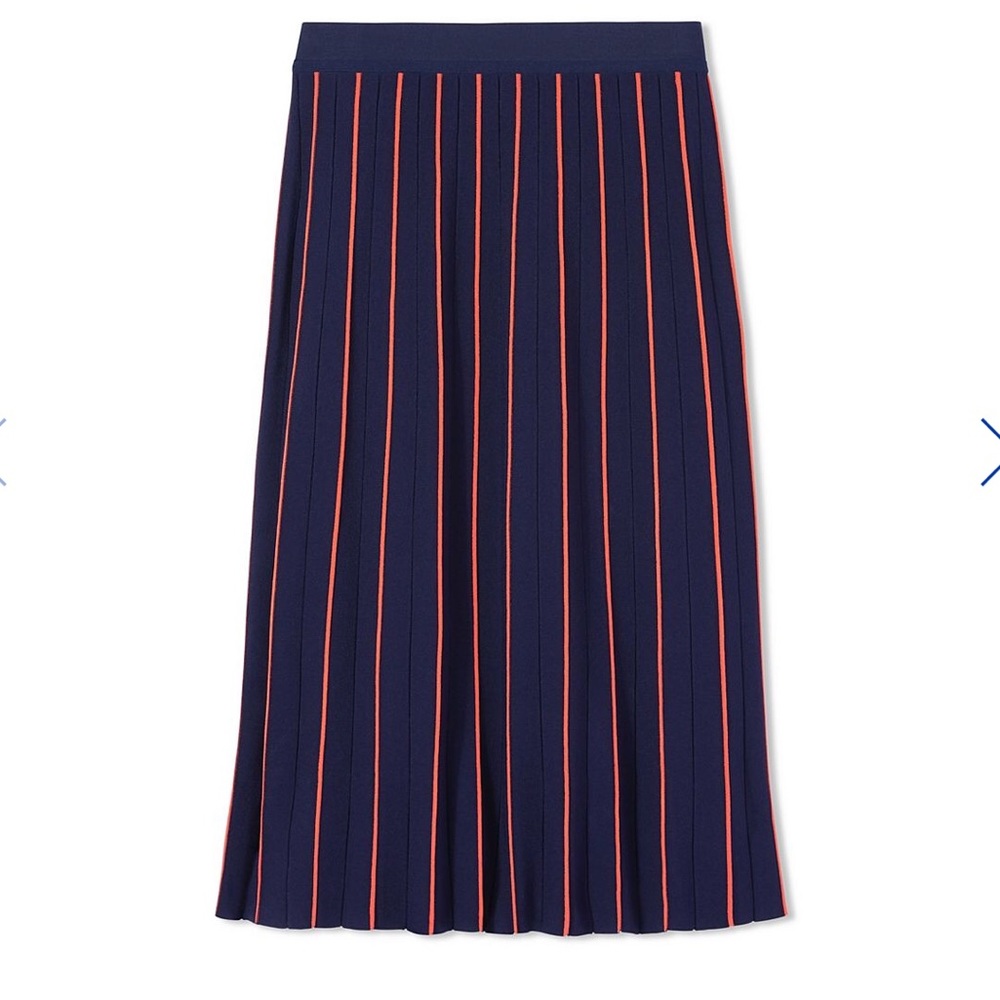 Tech Knit Pinstripe Skirt Size Small Tory Sport