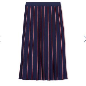 Tech Knit Pinstripe Skirt Size Small Tory Sport