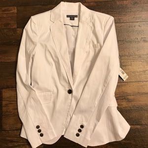 White Covington jacket.